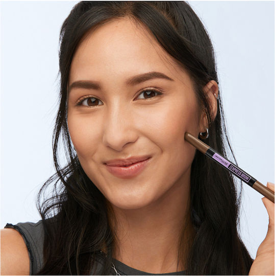 Maybelline Express Brow Satin Duo Молив за Вежди Тъмнокафяв