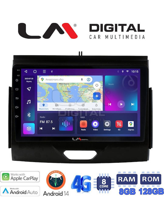LM Digital Sistem Audio Auto pentru Ford Vânător Land Rover Range Rover 2015-2020 (Bluetooth/USB/WiFi/GPS/Apple-Carplay/Android-Auto) cu Ecran Tactil 9"