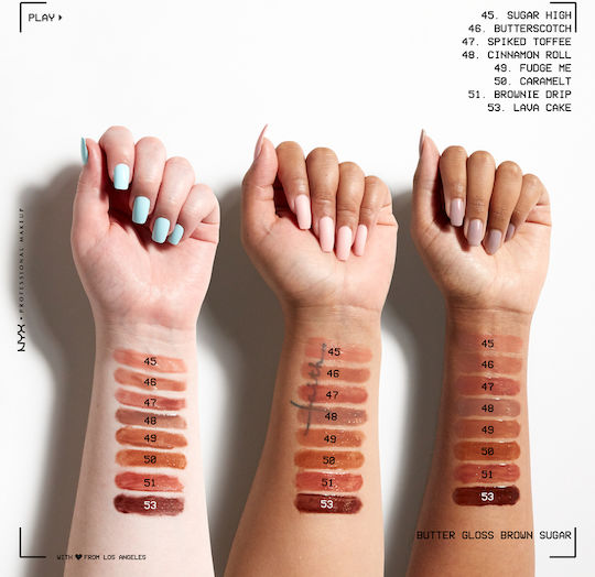 NYX Professional Makeup Butter Lip Gloss 51 Brownie Drip 8ml
