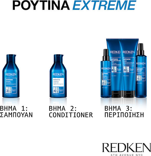 Redken Extreme 4% Conditioner Wiederaufbau/Pflege für Trocken Haare 300ml