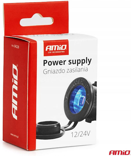 AMiO Αντάπτορας Αναπτήρα Αυτοκινήτου 12V - 24V