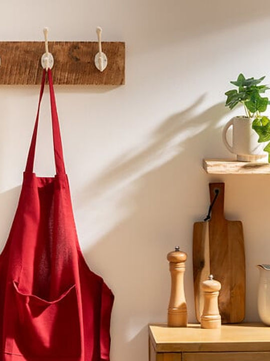 Apron Кърпа за готвене Червен 80x60см 131518G 1бр Apron Кърпа за готвене Червен 80x60см 131518G 1бр