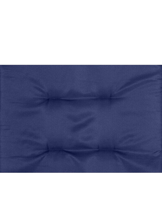Καρέκλα Εξωτερικού Χώρου Μεταλλική Blue με Μαξιλάρι 59x66x90εκ.
