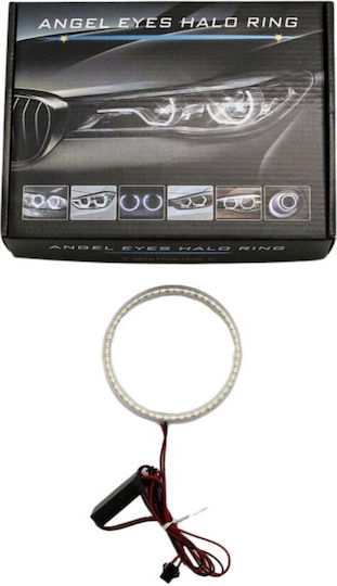 Car Headlight Angel Eyes Rings 12V White Color 1pcs