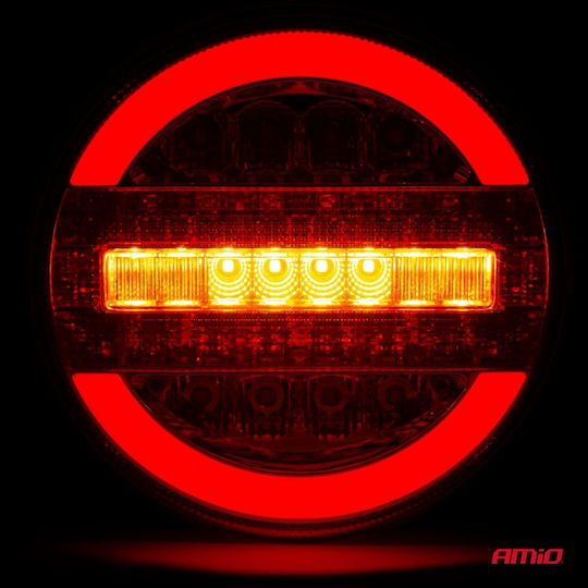 AMiO Φως Τρέιλερ LED Αδιάβροχο RCL-07-LR με Βίδες 10 - 30V 1τμχ