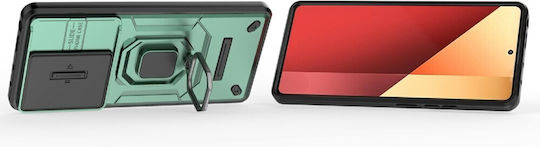 Sliding Camshield Back Cover Plastic Verde (Redmi Note 14S)