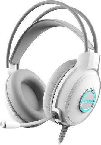A4Tech FH300U Over Ear Gaming Headset με σύνδεση USB Λευκό