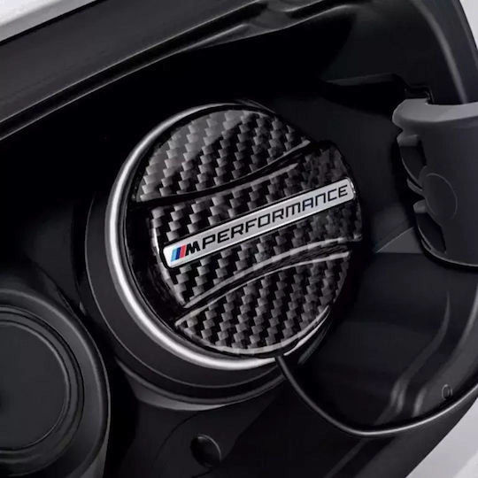 Fuel Reservoir Cap Cover Carbon Fiber 6.8cm Mperformance W17900-1 Black