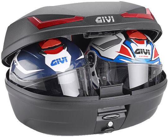 Givi E455N Monolock Μπαγκαζιέρα Μοτοσυκλέτας 45lt Μαύρη