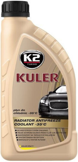 K2 Kuler Ready for Use Engine Coolant for Car -35°C Yellow 1lt