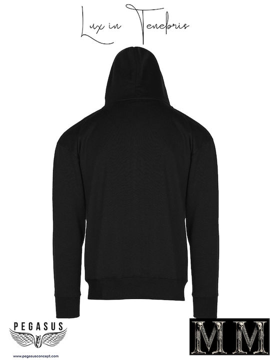 Lux In Tenebris Premium Hoodie – Kapuzenpulli mit Taschen und Pink Floyd Logo Lux In Tenebris Premium Hoodie – Kapuzenpulli mit Taschen und Pink Floyd Logo
