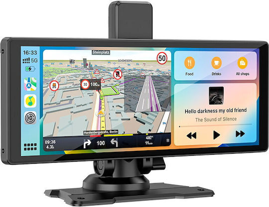 Οθόνη Αφής 10" για Ταμπλό Αυτοκινήτου Dodge Charger με Bluetooth/USB/Apple-CarPlay