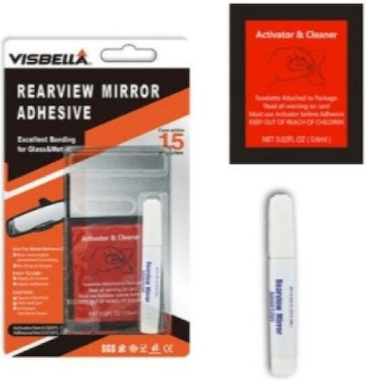 Complete Professional Adhesive Kit Idealstore Rearview Mirror Bonding Easy to Use Resistant to High Temperatures and Humidity