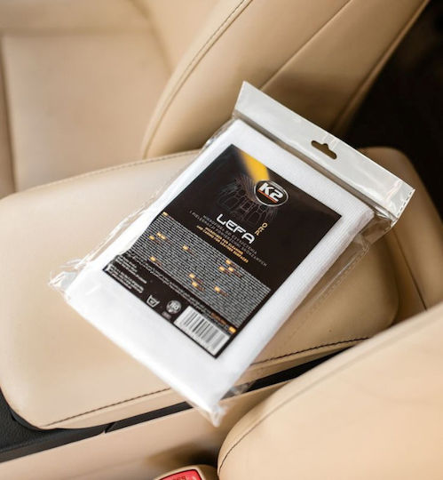 K2 Cloth Microfiber Cleaning for Interior Plastics - Dashboard Car White 40x40cm
