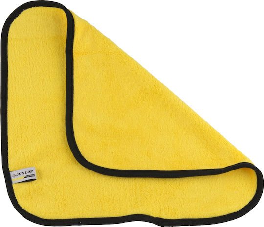 Dunlop Cleaning Cloth Cloth Microfiber Cleaning for Body Car 280gsm Yellow 40x40cm