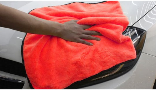 Prosop mare pentru uscarea mașinii Idealstore, microfibră moale și plușată, două fețe practice, foarte absorbant, îndepărtare eficientă a apei, dimensiune mare 60x90cm