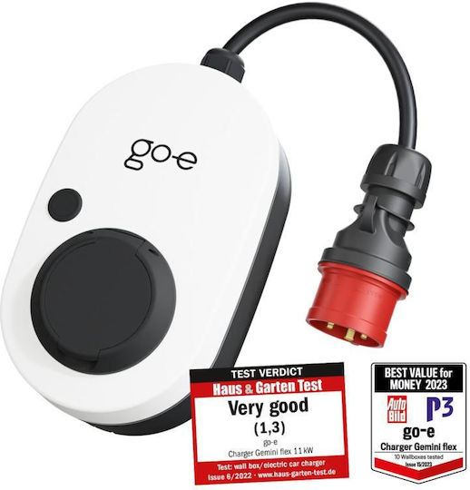 Go-e Montat pe perete Cu o singură fază Stație de încărcare pentru mașini electrice 11kW Tipul 2 (CH-04-11-01)