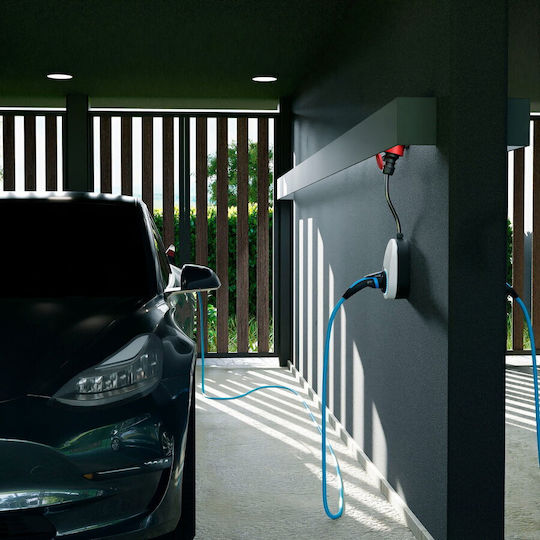 Go-e Montat pe perete Cu o singură fază Stație de încărcare pentru mașini electrice 11kW Tipul 2 (CH-04-11-01)
