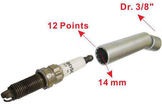 Whirlpower Cheie Bujii Rotativ 14mm
