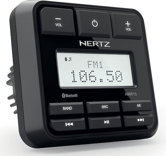 Hertz HMR 15 Boat Sound System 4x50W with AUX / Bluetooth / USB Black