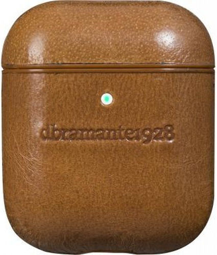 dbramante1928 Case Leather in Brown color for Apple AirPods 1 / AirPods 2