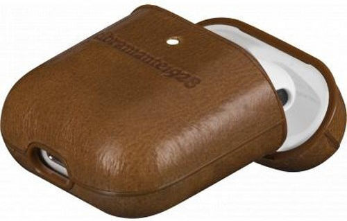 dbramante1928 Case Leather in Brown color for Apple AirPods 1 / AirPods 2