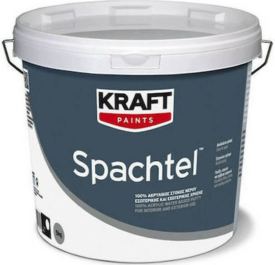 Kraft Spachtel General Purpose Filler Ready-Made / Acrylic / Water Putty Spatula White 5kg
