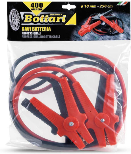 Bottari Καλώδια Εκκίνησης Μπαταρίας Αυτοκινήτου Καλώδια Εκκίνησης 400A 2.5m
