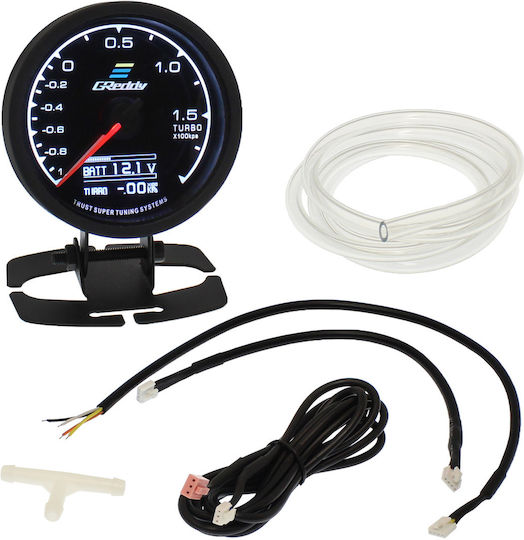 Car Dashboard Barometer and Voltmeter Analog Instrument 75mm