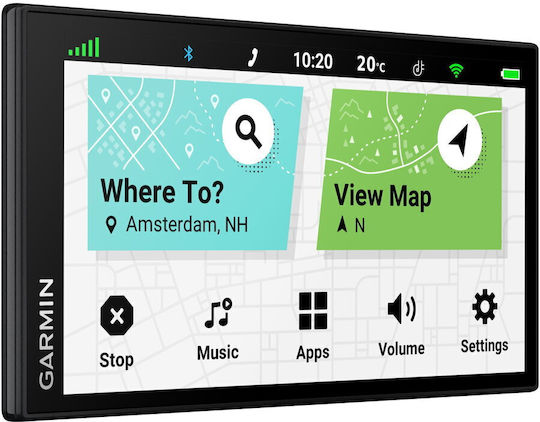Garmin 6" Display GPS Device DriveSmart 66 MT-S with Bluetooth / USB and Card Slot