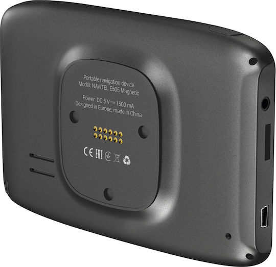 Navitel 5" Display GPS Device E505 Magnetic with USB and Card Slot