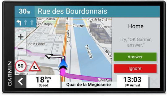 Garmin 6" Display GPS Device DriveSmart 66 MT-D with Bluetooth / USB and Card Slot