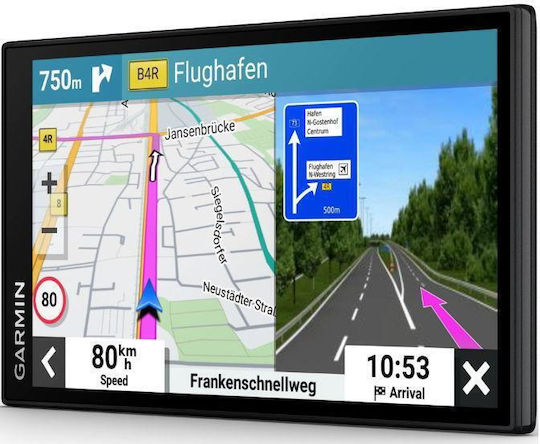 Garmin 6" Display GPS Device DriveSmart 66 MT-D with Bluetooth / USB and Card Slot