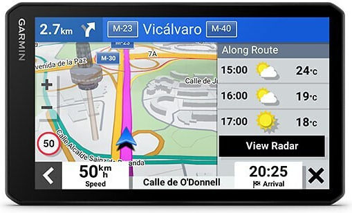 Garmin 7" Display GPS Device Drive 76 with Wi-Fi / Bluetooth and Card Slot
