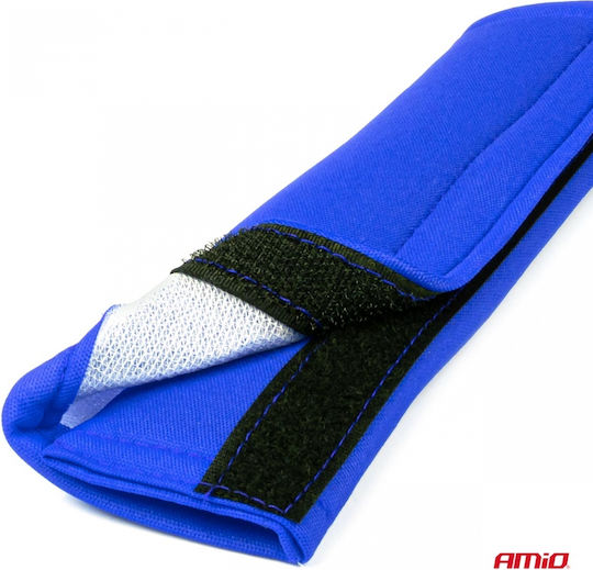 AMiO Set of 2pcs Car Seat Belt Pads Blue 03240