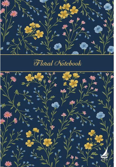 Caiet Spirală 5 Separatoare 17x25cm 150 Foi Floral Notebook Diverse Modele Egee