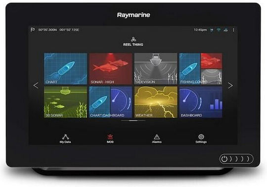 Raymarine GPS / Βυθόμετρο Axiom + RV 12"