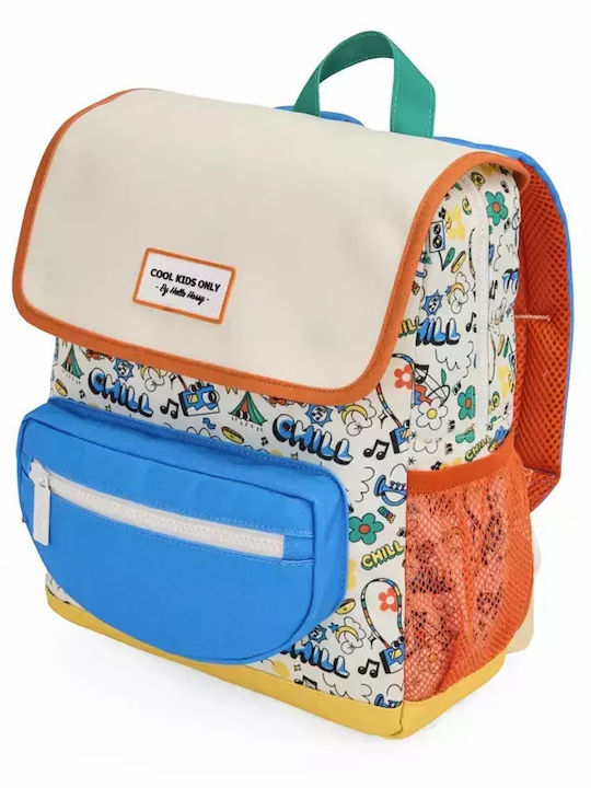 Hello Hossy School Backpack Kindergarten Multicolour 30 x 12 x 39cm