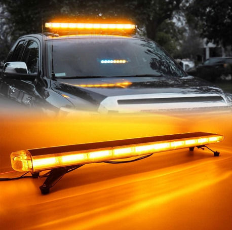 Автомобилен фар LED с Червено / Син Осветление