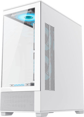 GameMax Vista AW Gaming Midi Tower Κουτί Υπολογιστή με Πλαϊνό Παράθυρο Λευκό