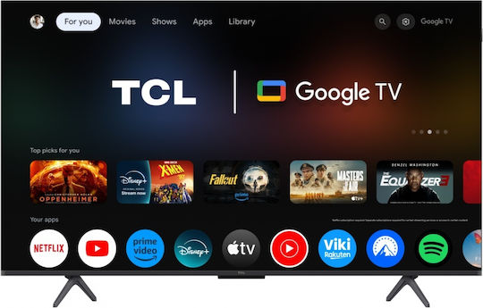 TCL Смарт Телевизор 50" 4K UHD Mini LED 50C61KS HDR (2025)