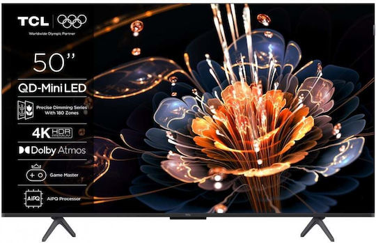 TCL Смарт Телевизор 50" 4K UHD Mini LED 50C61KS HDR (2025)
