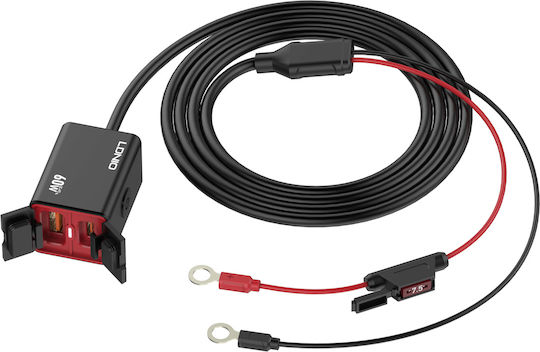Ldnio Încărcător pentru Motocicletă cu Porturi: 1xUSB & 1xType-C