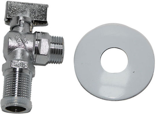 Cherbros Βάνα / Διακόπτης Γωνιακός 1/2"x1/2"