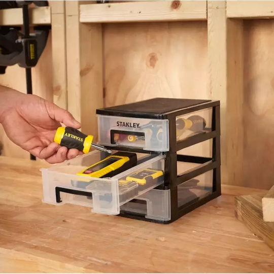 Stanley Συρταριέρα Εργαλείων Plastic with 3 Drawers W15xD21.5xH19cm