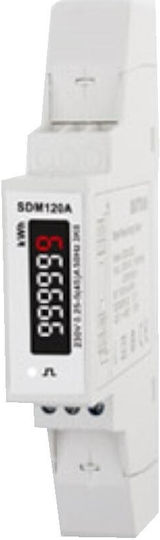 Eastron SDM-120A Κιλοβατοωρόμετρο Ηλεκτρολογικού Πίνακα Αναλογικό Ράγας Μονοφασικό Αναλογικό Μονοφασικό 501-596110321