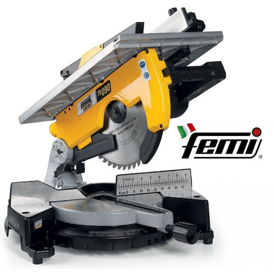 Femi Fierăstrău Cu Tăietor De Unghi La Rețea 2000W Cu Două Funcții Diametru Disc 305mm