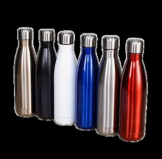 TnS Μπουκάλι Θερμός Ανοξείδωτο 500ml Πολύχρωμο