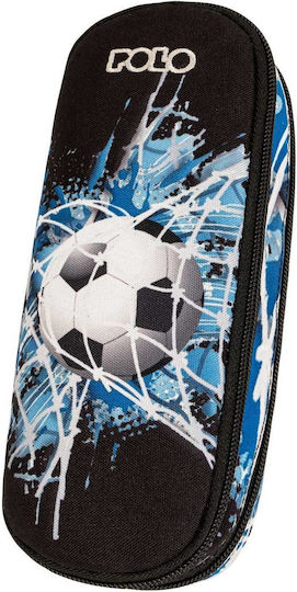 Polo Growly Pencil Case with 2 Compartments Football