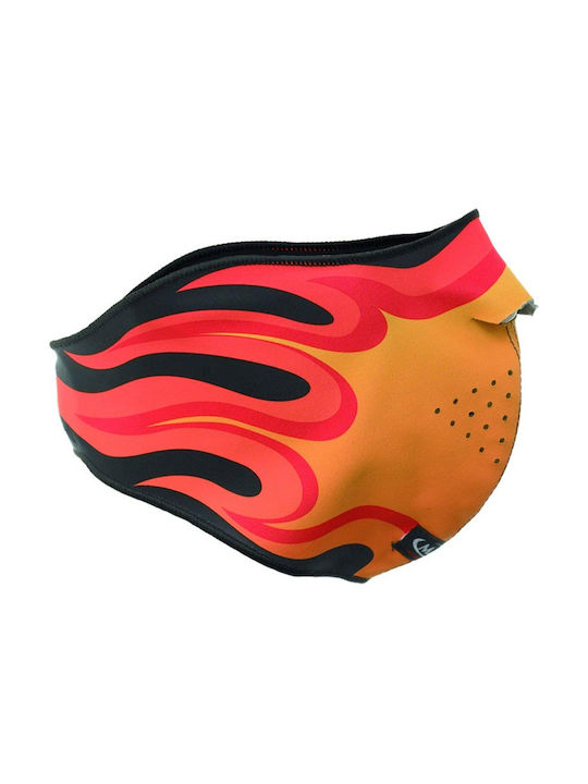 Matt Mask Windstopper Half Face Motorcycle Rider Multicolored